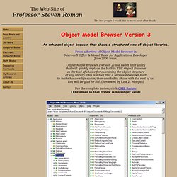 The Web Site of Professor Steven Roman