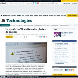 Le site de la CIA victime des pirates de LulzSec