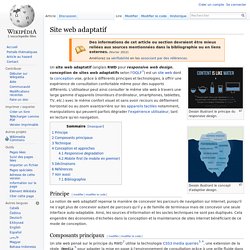 Définition Responsive Design - Wikipédia