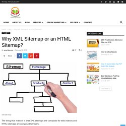 Why XML Sitemap or an HTML Sitemap? - SSEDUCATIONLAB