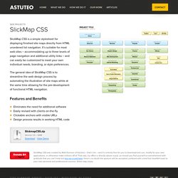 SlickMap CSS — A Visual Sitemapping Tool for Web Developers