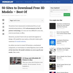 60 Excellent Free 3D Model Websites