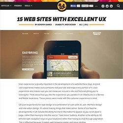 15 web sites with excellent UX