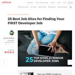 25 Best Job Sites for Finding Your First Developer Job