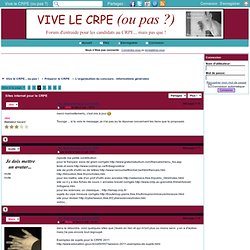 Sites internet pour le CRPE - Page 2