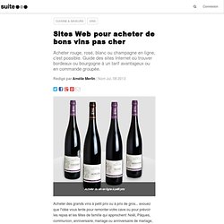 Sites Web pour acheter de bons vins pas cher: Des bouteilles à petit prix sur internet, les bonnes affaires