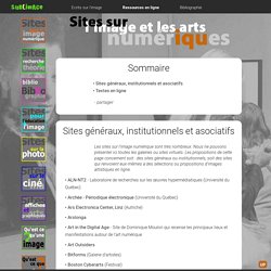 Sites sur l'image numérique