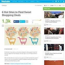 6 Hot Sites to Find Sweet Shopping Deals