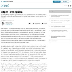 Sitges i Veneçuela (Agustí Mas)