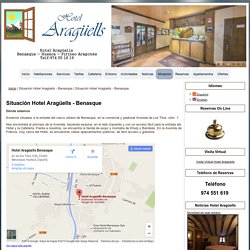 Situación Hotel Aragüells - Benasque
