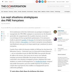 Les sept situations stratégiques des PME françaises
