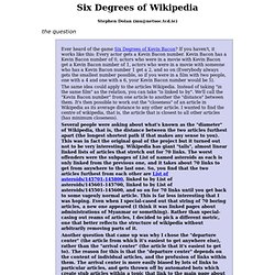Six Degrees of Wikipedia