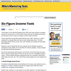 Six Figure Income Tools