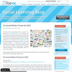 Six Social Media Trends for 2011 - Interactyx