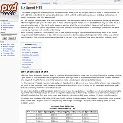 Six Speed MTB - Pvdwiki