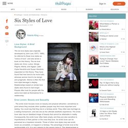 Six Styles of Love