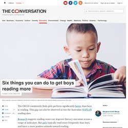 Six things you can do to get boys reading more
