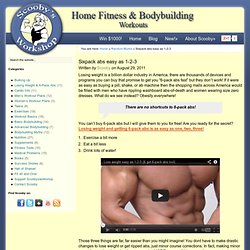 Sixpack abs easy as 1-2-3