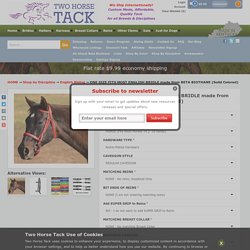 One Size Fits Most English Bridle – Two Horse Tack