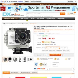SJCAM SJ5000X Sport Waterproof Action Camera w / 2.0 "LCD, Wi-Fi, support 4K HD - noir + rouge