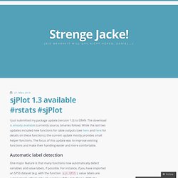 sjPlot 1.3 available #rstats #sjPlot