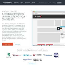 SkaDate Audio Video Chat Module - CometChat