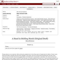 A Hand in Holding Hands - Chapter 22 - SkaianRedeemer - Homestuck, MS Paint Adventures