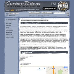 CRMO BMX and Skateboard Mail Order Store UK : Custom Riders - CRMO