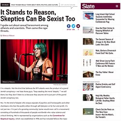 Sexism in the skeptic community: I spoke out, then came the rape threats