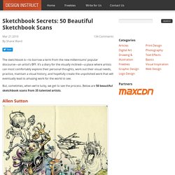 Sketchbook Secrets: 50 Beautiful Sketchbook Scans - StumbleUpon