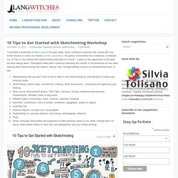 10 Tips to Get Started with Sketchnoting Workshop