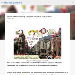 Photo-sketchnoting: intégrer photo et sketchnote