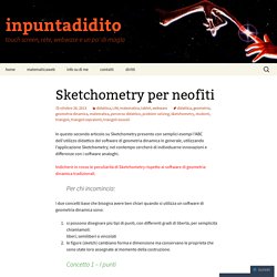 Sketchometry per neofiti