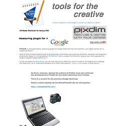 Pixdim for Sketchup photogrammetry
