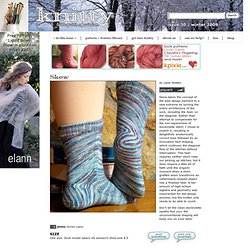 Skew sock - Knitty: Winter 2009