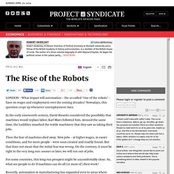The Rise of the Robots by Robert Skidelsky