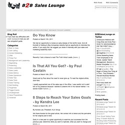 B2B Sales Lounge