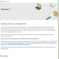 Skill-up with us at SummerEd!