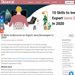 10 Skills to become an Expert Java Developer in 2020