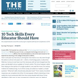 10 Tech Skills Every Educator Should Have