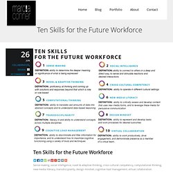 Ten Skills for the Future Workforce