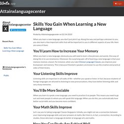 Skills You Gain When Learning a New Language