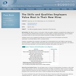 The Skills and Qualities Employers Value Most in Their New Hires