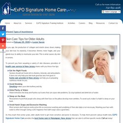 Skin Care Tips for Older Adults