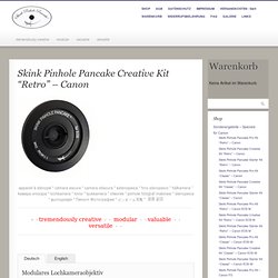 shop: Skink Pinhole Pancake Creative Kit "Retro" - Canon