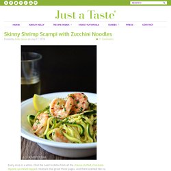 Skinny Shrimp Scampi with Zucchini Noodles Recipe
