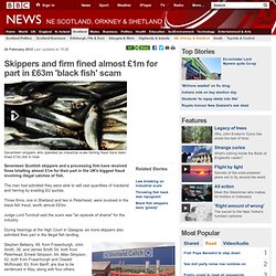Skippers and firm fined almost £1m for part in £63m 'black fish' scam