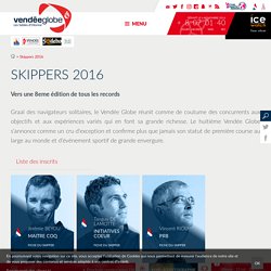 Skippers - Vendée Globe 2016-2017