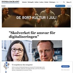 S-ministrar: Skolverket får ansvar för digitaliseringen