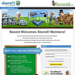 SkoreIt.com - Compete for Savings up to 99% Off in Penny Auctions